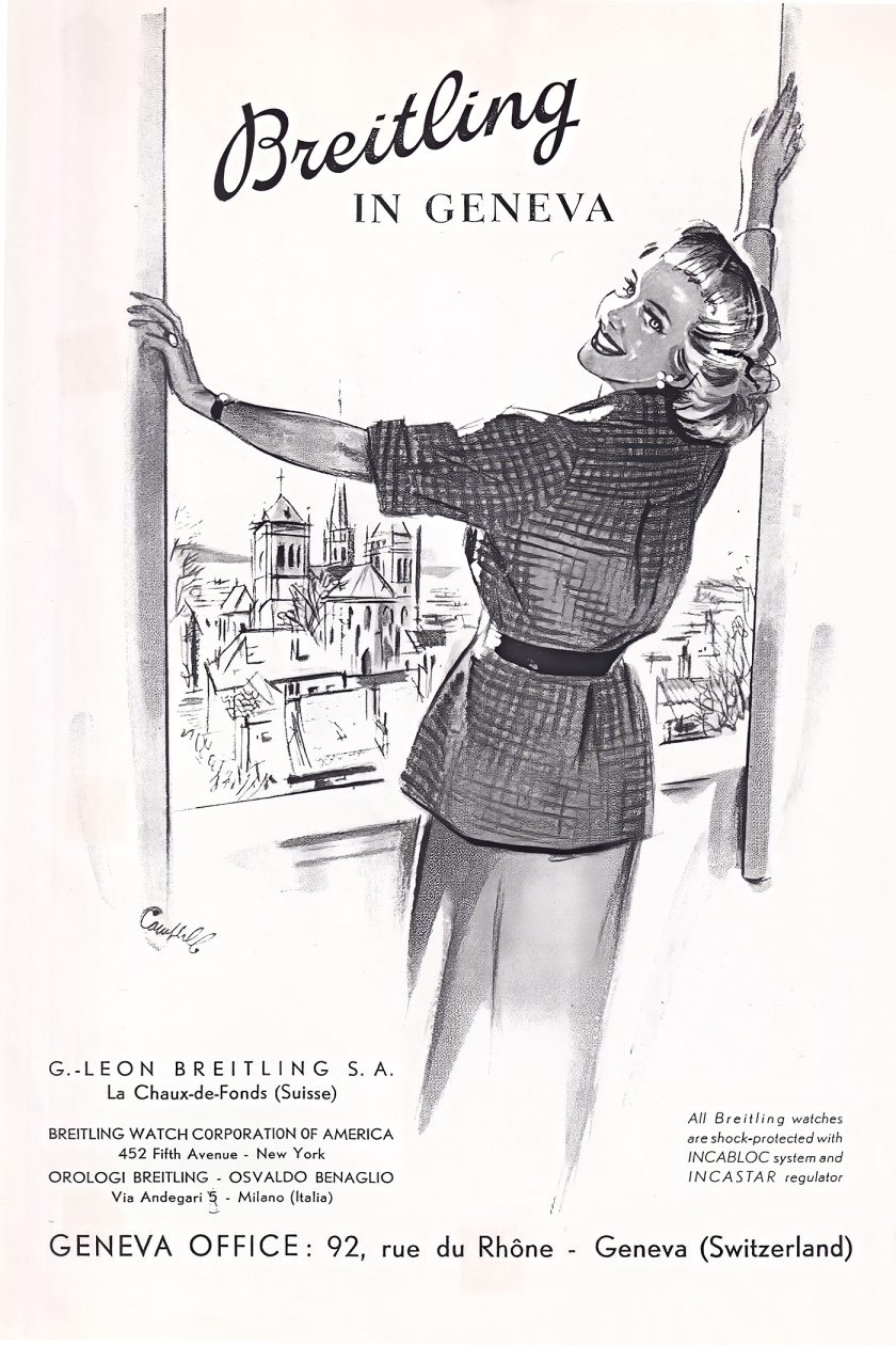 archiwalna reklama Breitlinga