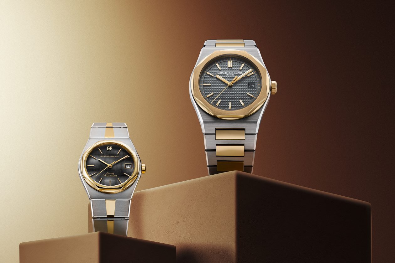 Girard-Perregaux Laureato Fifty (po prawej) i model oryginalny