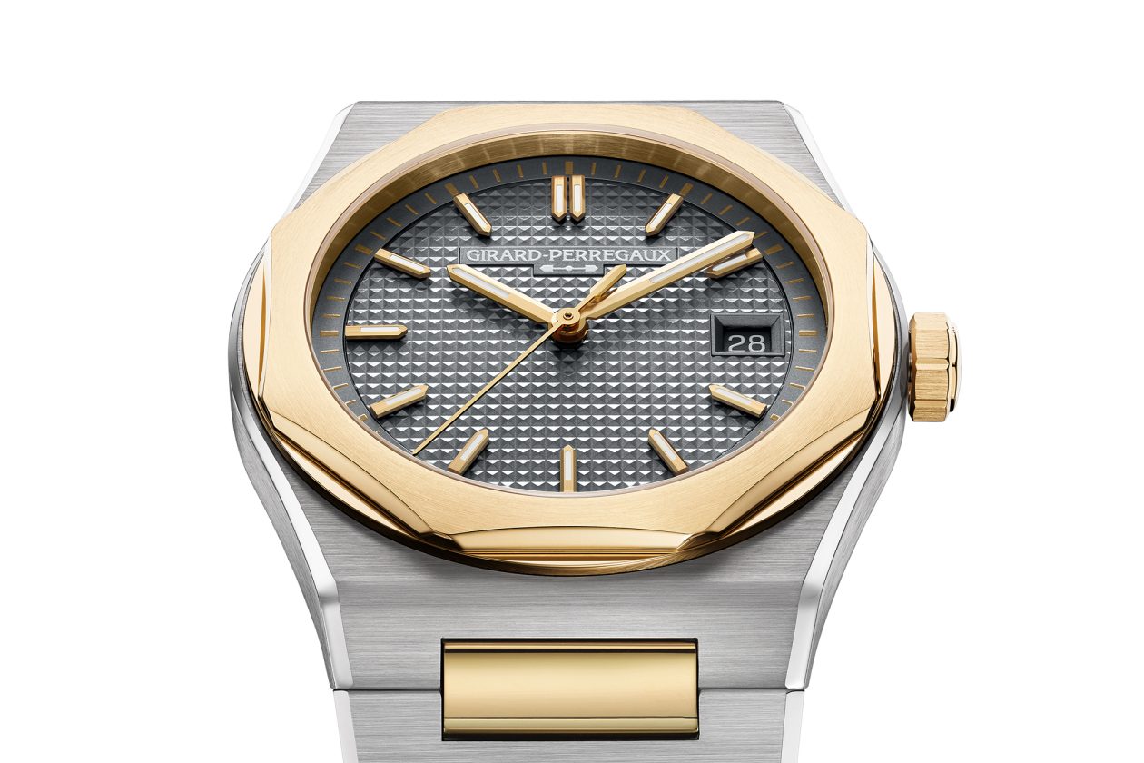 połączenie stali i żółtego złota