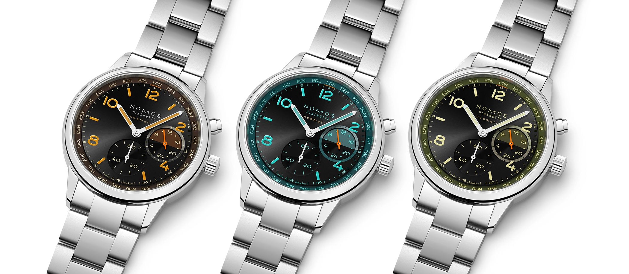 Nomos Glashütte Club Sport Neomatik Worldtimer „Night Navigation”