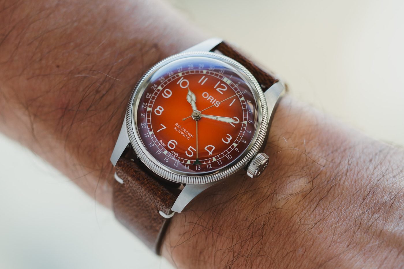 Oris Big Crown Pointer Date x Cervo Volante – z cieniowaną tarczą