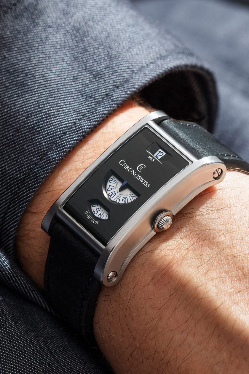 Chronoswiss Neo Digiteur Granit - na nadgarstku