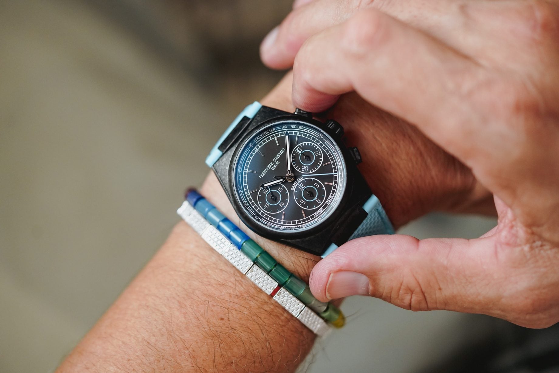 Frederique Constant x Bamford Highlife Chronograph