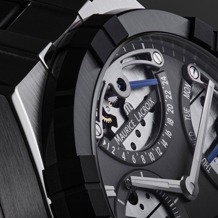Maurice Lacroix Aikonic Master Triple Retrograde - detale