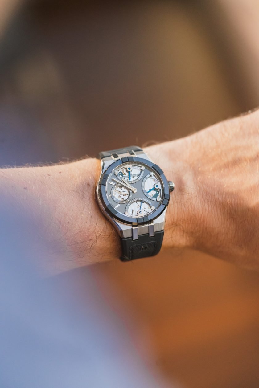 Maurice Lacroix Aikonic Master Triple Retrograde na nadgarstku