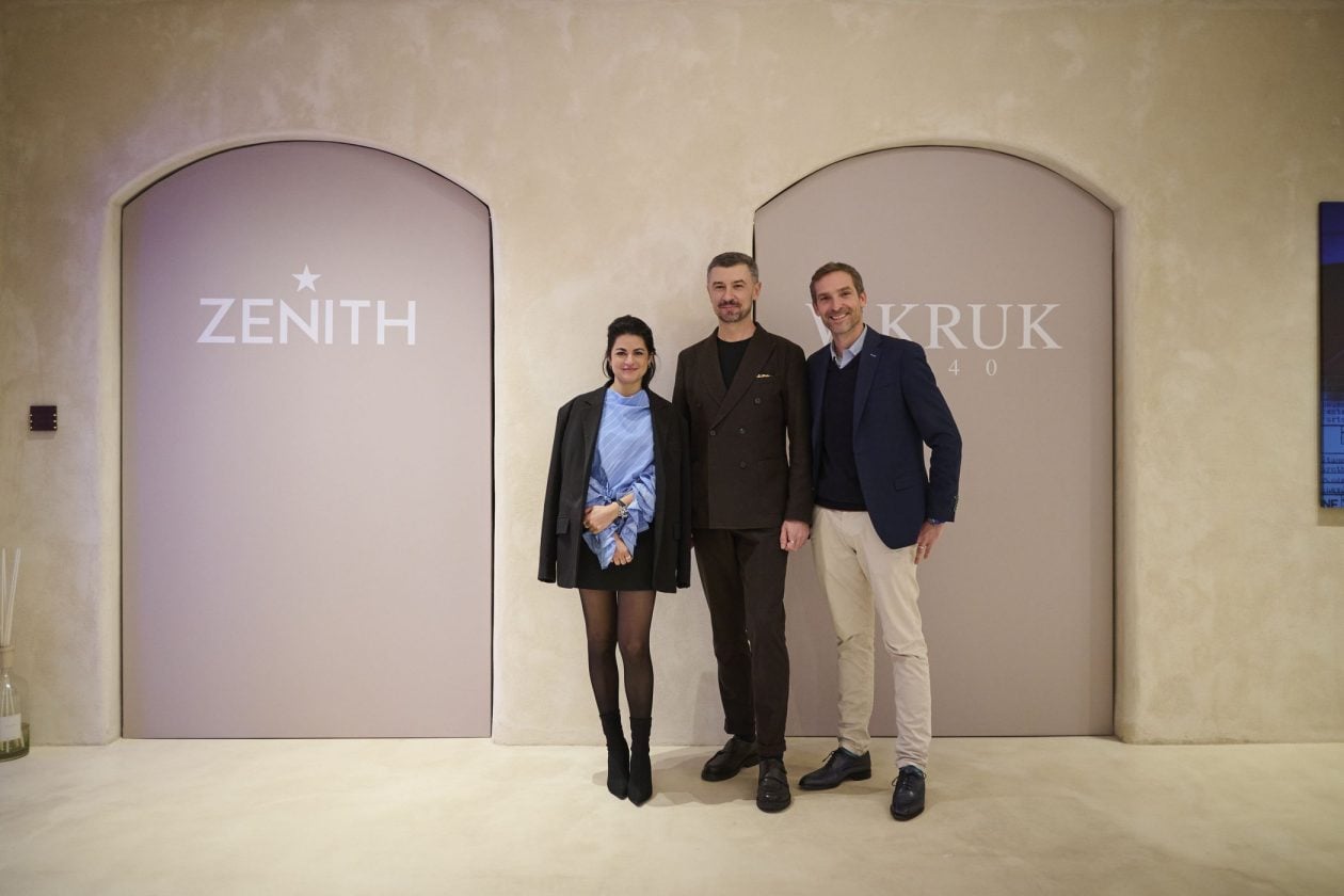 Eva Leonti (Zenith Client & Hospitality Manager), Tomasz Kiełtyka oraz Nicolas Ruellan (Zenith Business Development Manager)