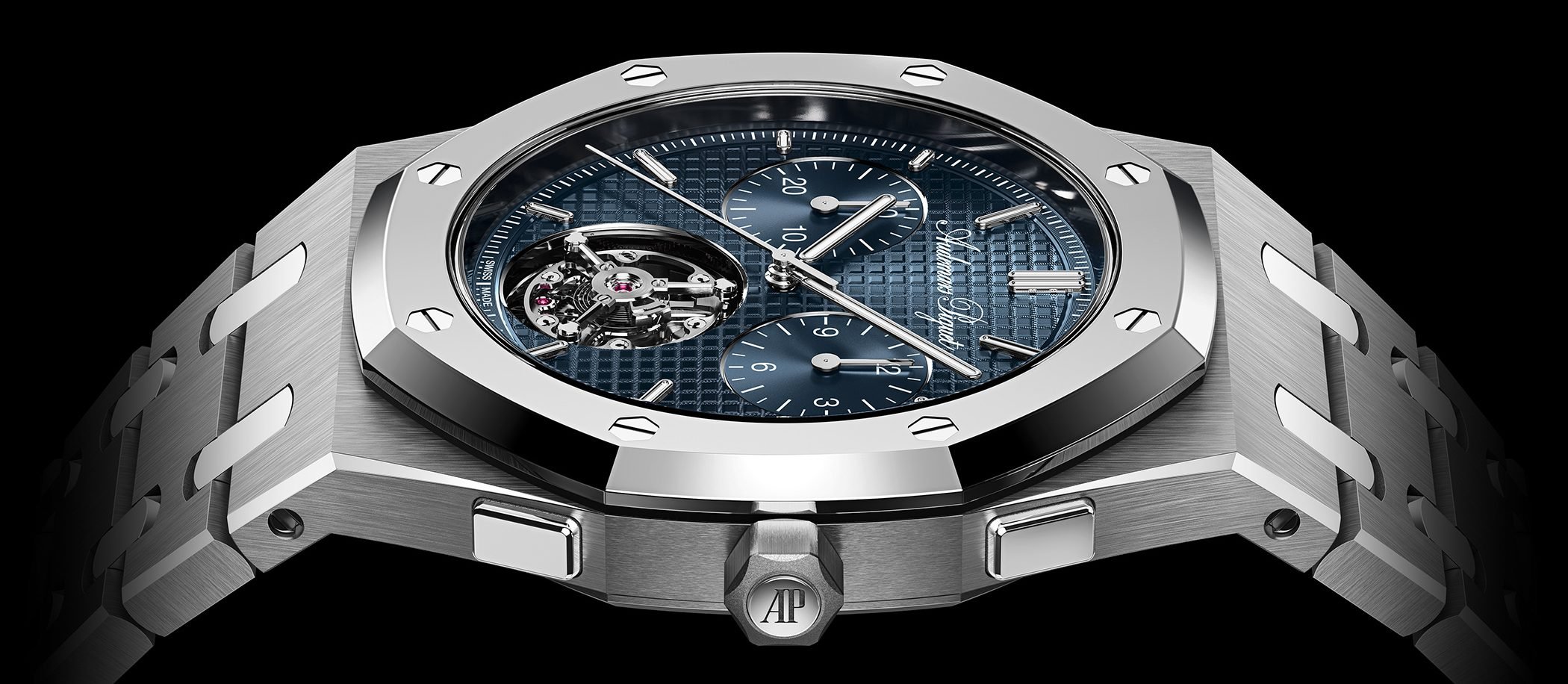 Audemars Piguet Royal Oak „Jumbo” Extra-Thin Selfwinding Flying Tourbillon Chonograph RD#5 “150th Anniversary”