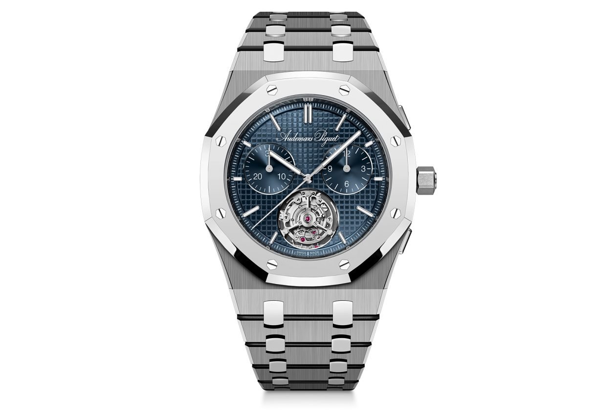 Audemars Piguet Royal Oak „Jumbo” Extra-Thin Selfwinding Flying Tourbillon Chonograph RD#5 “150th Anniversary”