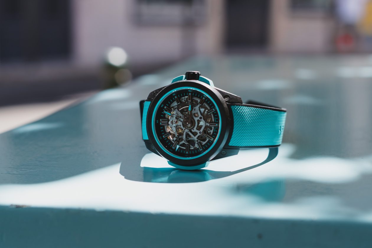 Norqain Wild One Skeleton Turquoise