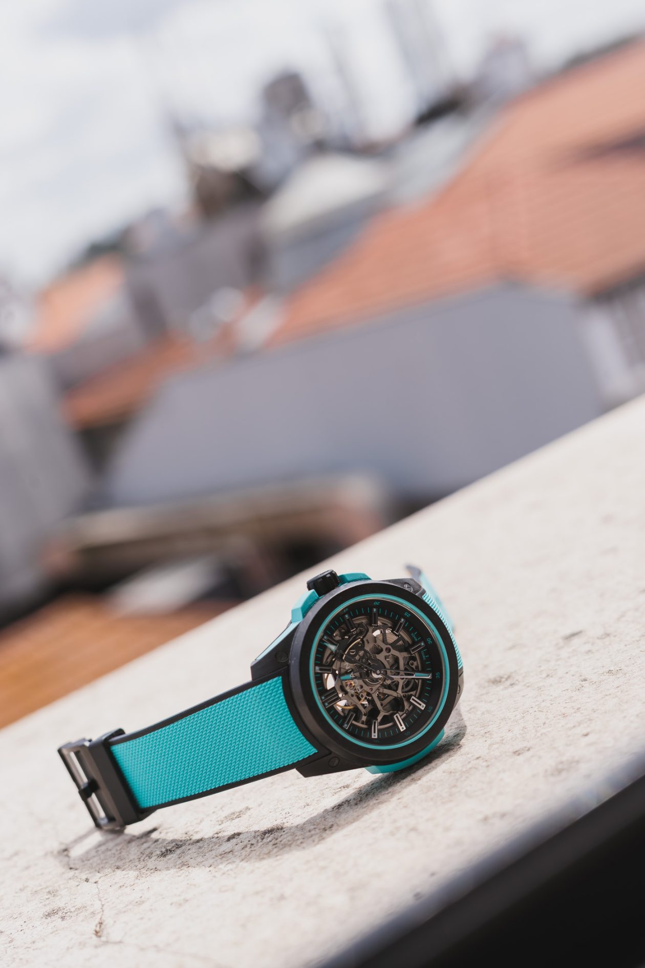 Norqain Wild One Skeleton Turquoise w Porto