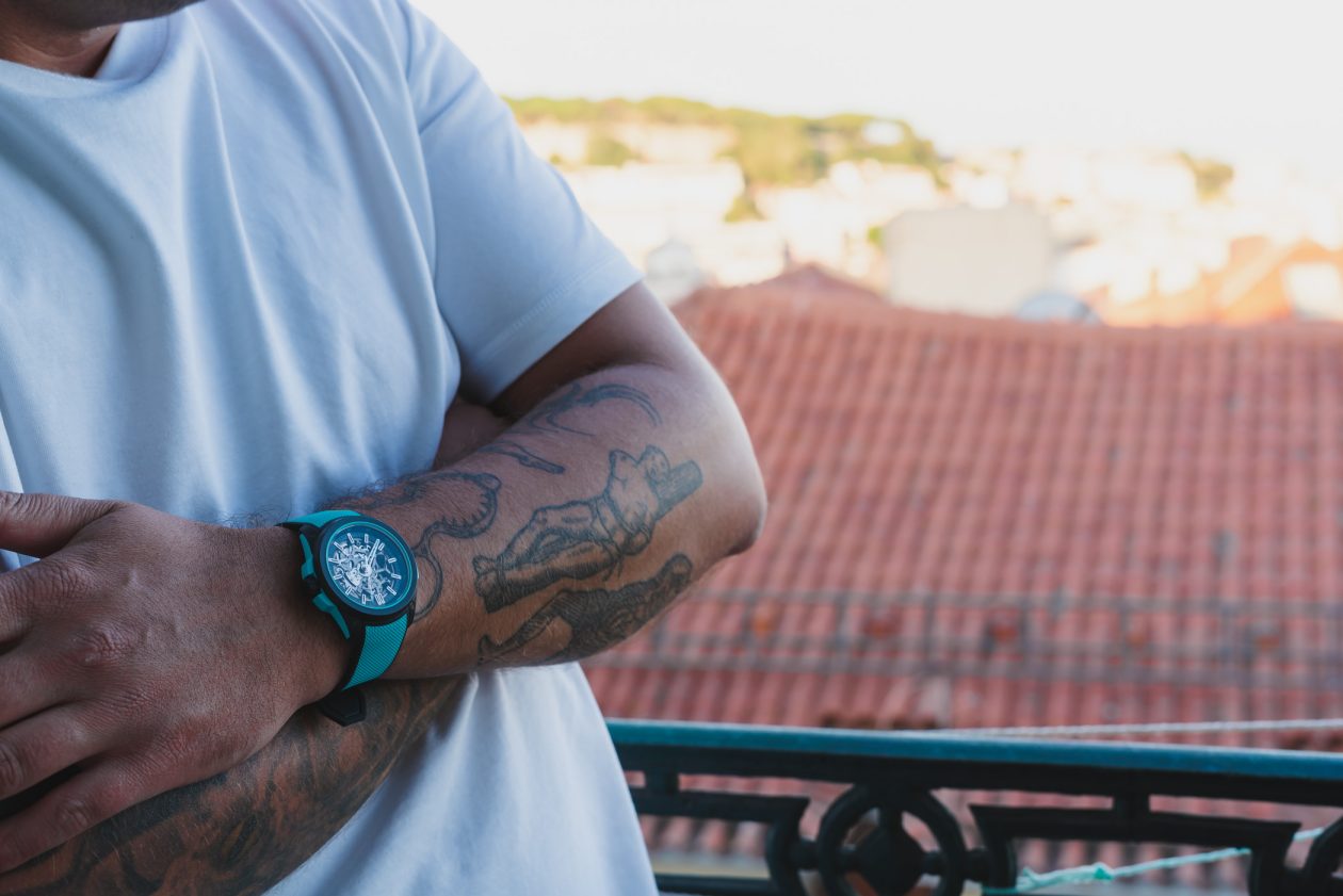 Norqain Wild One Skeleton Turquoise