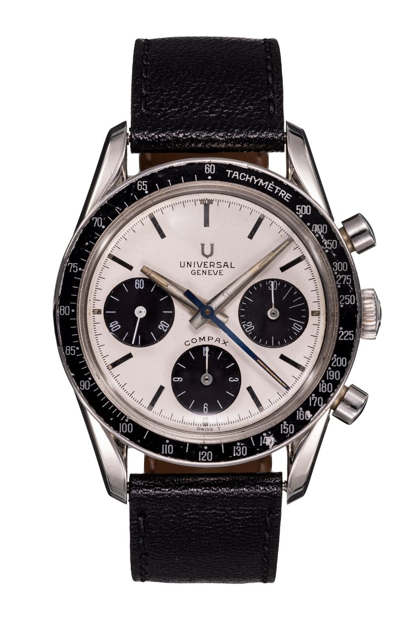 oryginalny model Universal Geneve Compax z lat 60'