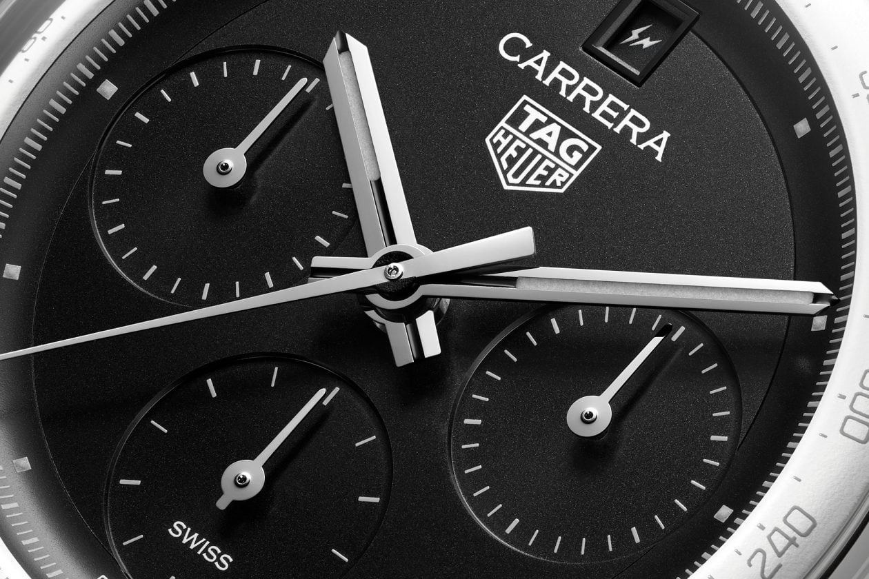 TAG Heuer Carrera Chronograph x fragment LE - tarcza