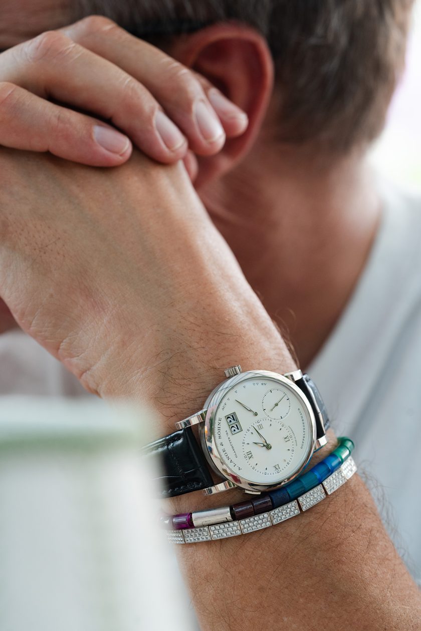 A. Lange & Söhne Lanhe 1 na nadgarstku Kristiana Haagena 