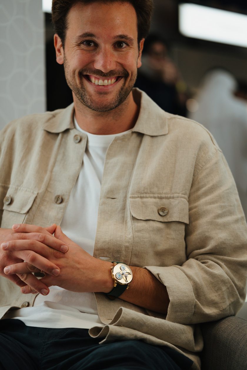 zawsze uśmiechnięty Arnaud Legeret (MB&F)