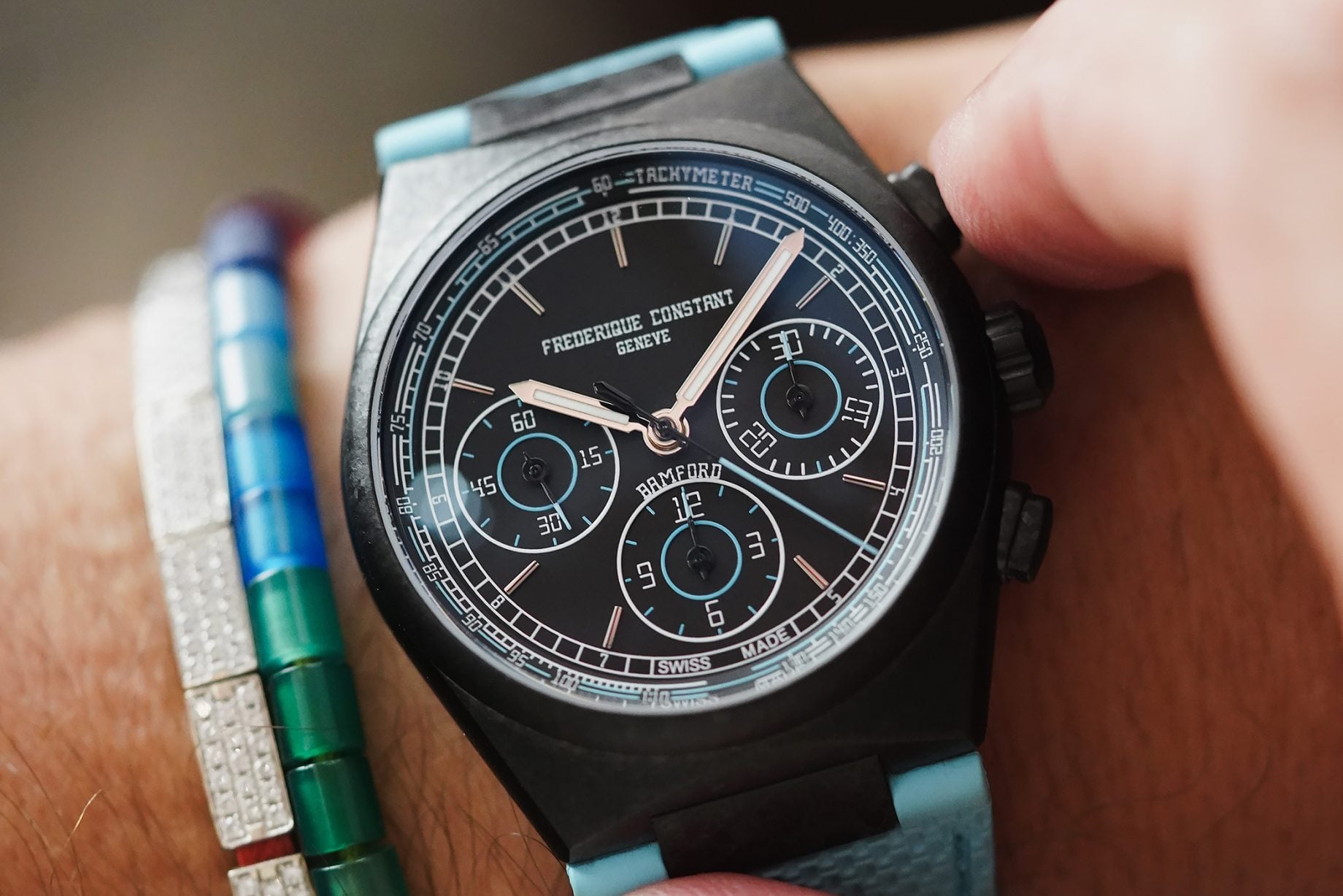 Frederique Constant x Bamford Highlife Chronograph