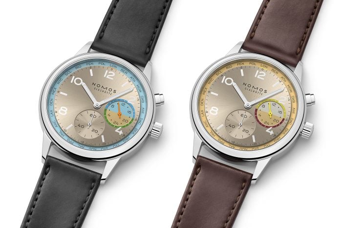 Nomos Glashütte Club Sport neomatik Worldtimer Roam i Reverie