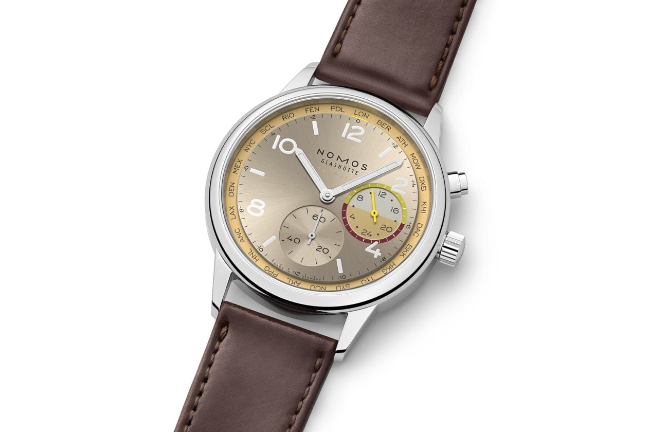 Nomos Glashütte Club Sport neomatik Worldtimer Reverie