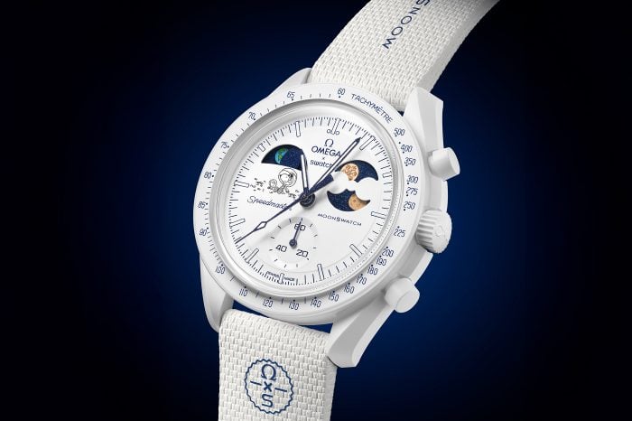 Swatch MoonSwatch Mission To Earthphase Moonshine Gold „Cold Moon“