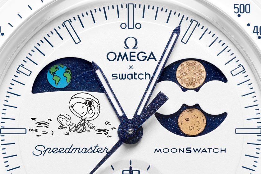Swatch MoonSwatch Mission To Earthphase Moonshine Gold „Cold Moon“