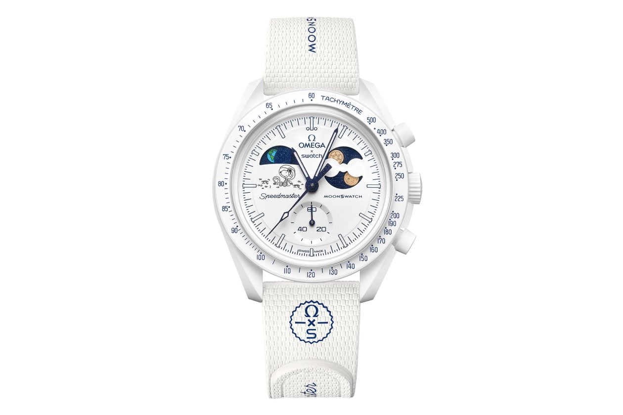 Swatch MoonSwatch Mission To Earthphase Moonshine Gold „Cold Moon“