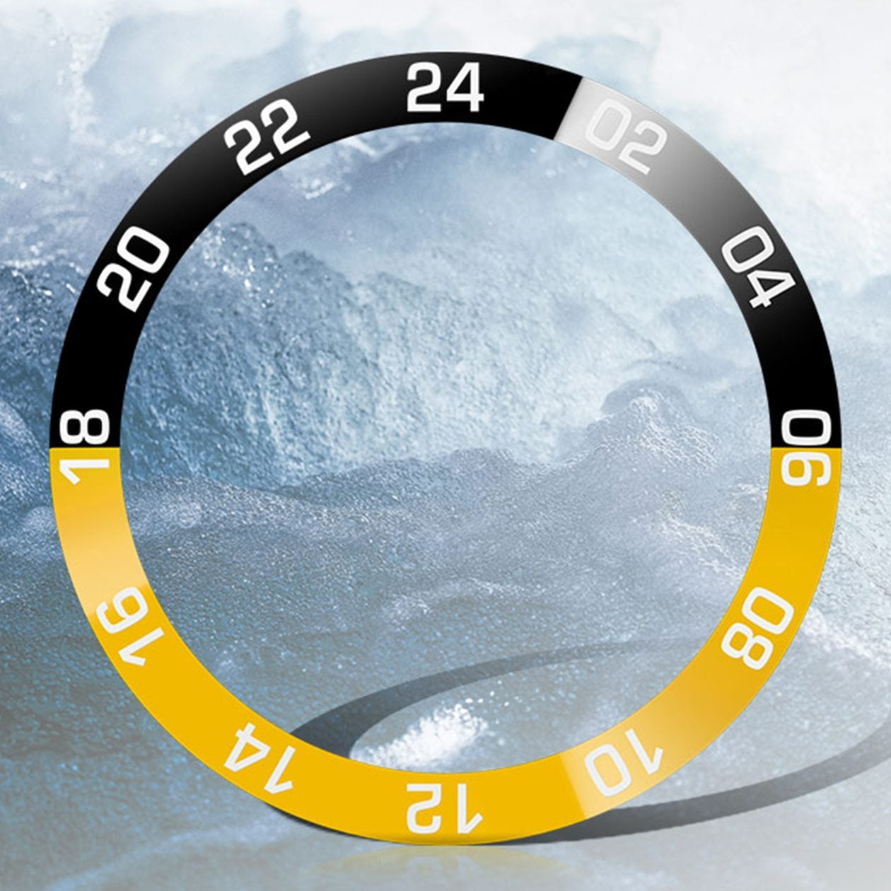 Czarno-żółta wkładka bezela