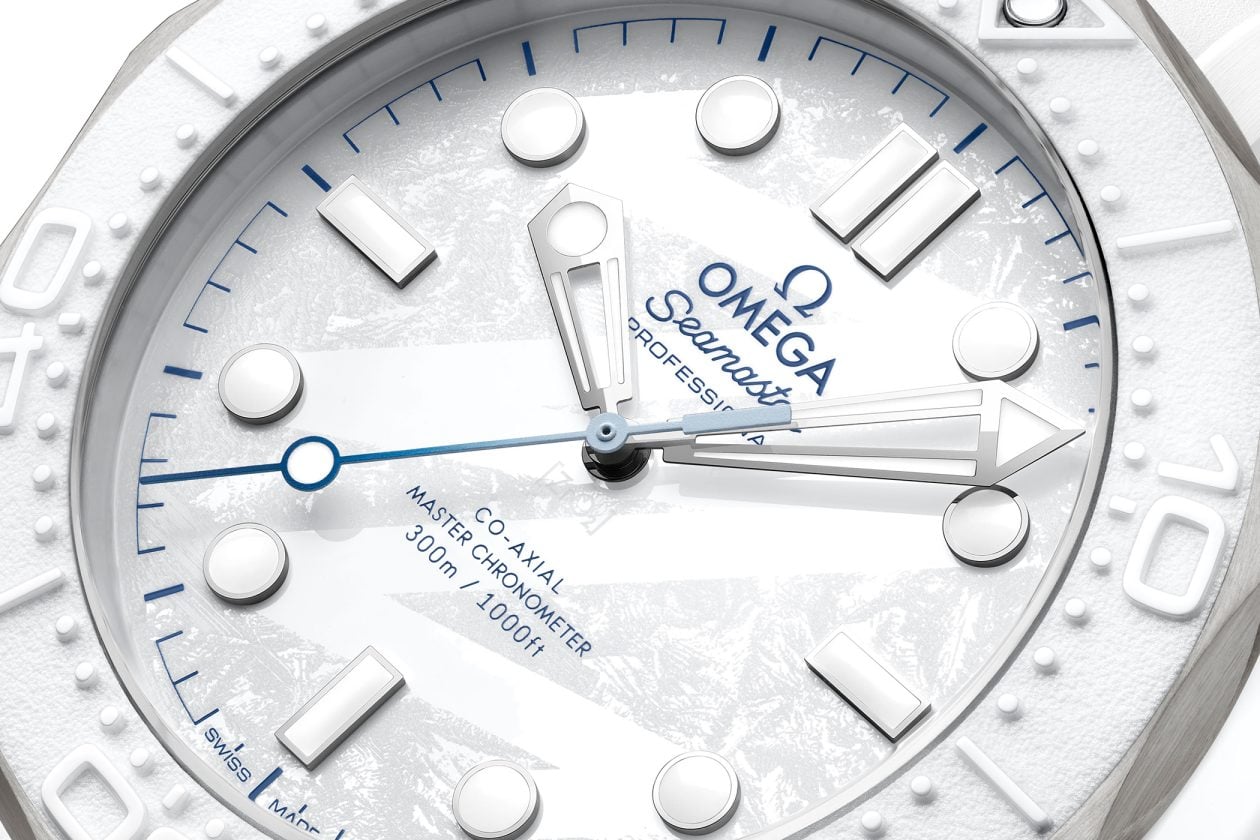 Omega Seamaster Diver 300M Milano Cortina - tarcza