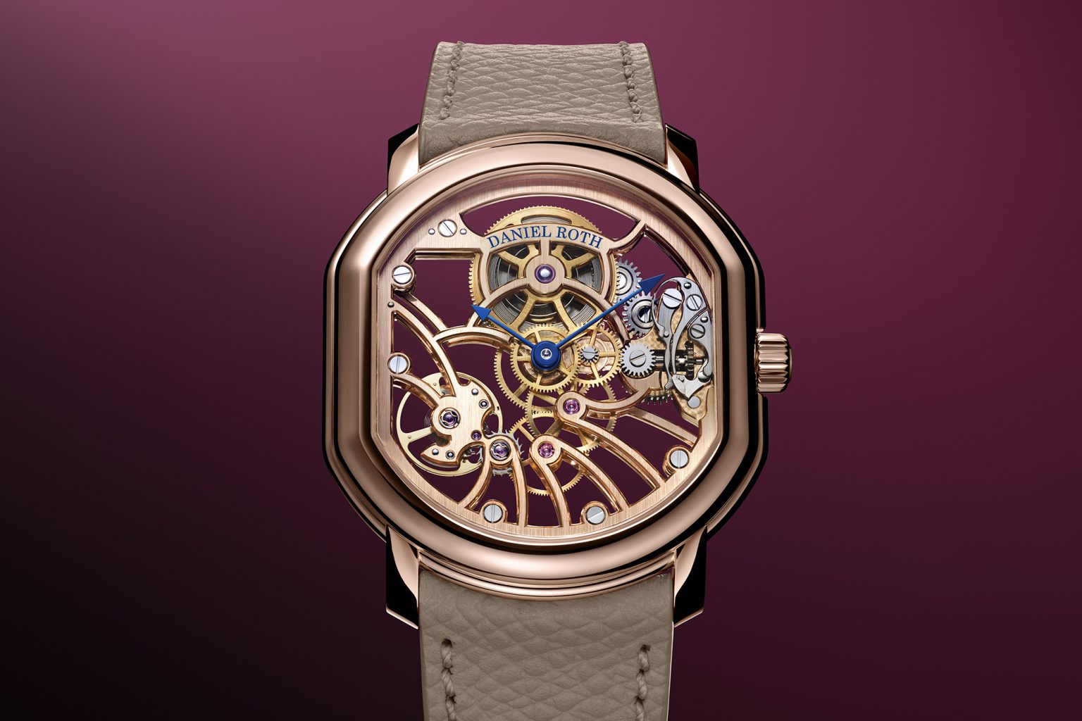 Daniel Roth Extra Plat Rose Gold Skeleton - CH24.PL