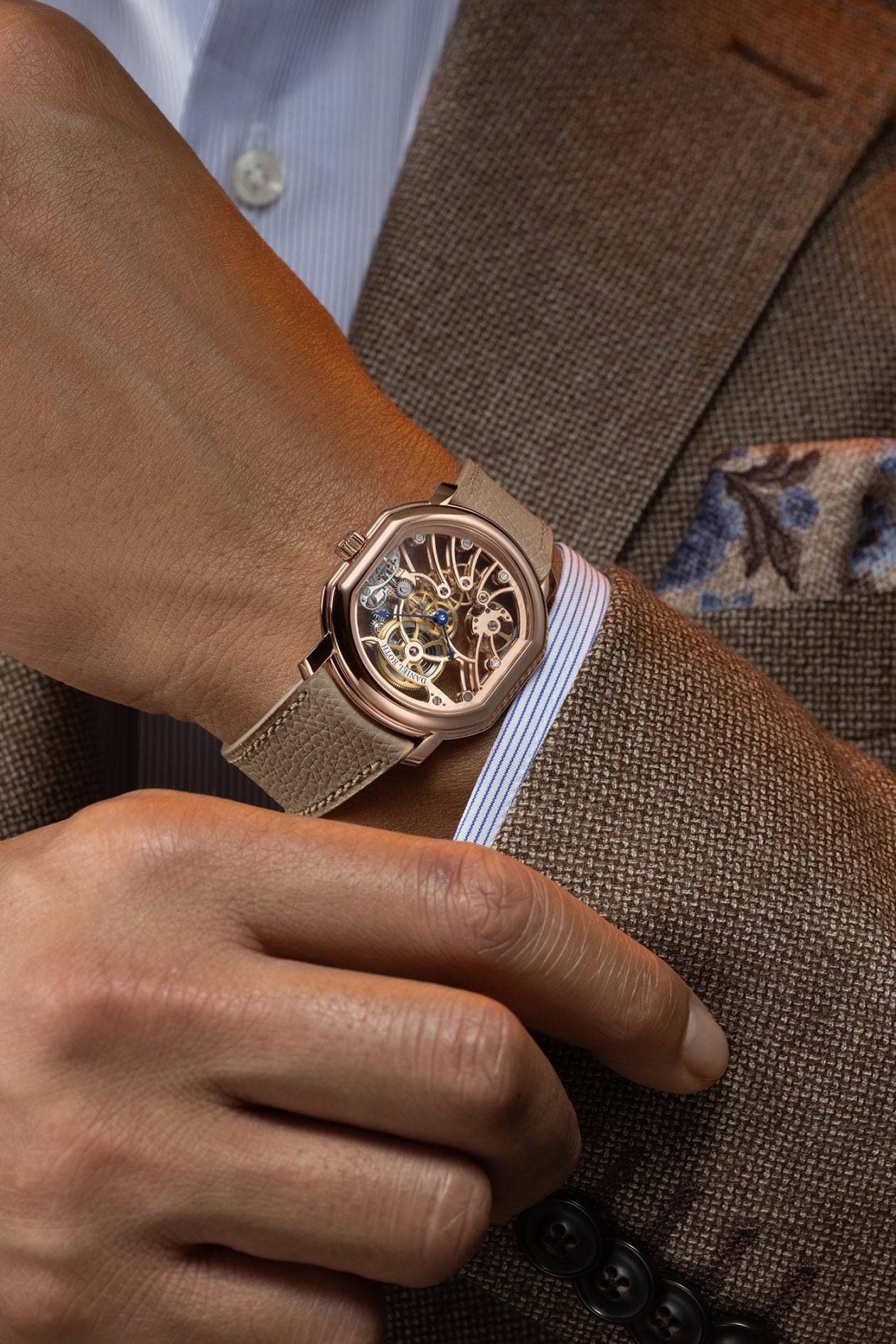 Daniel Roth Extra Plat Rose Gold Skeleton
