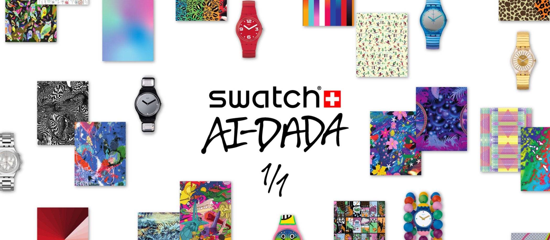 Swatch AI-DADA - AI projektuje, Ty decydujesz.