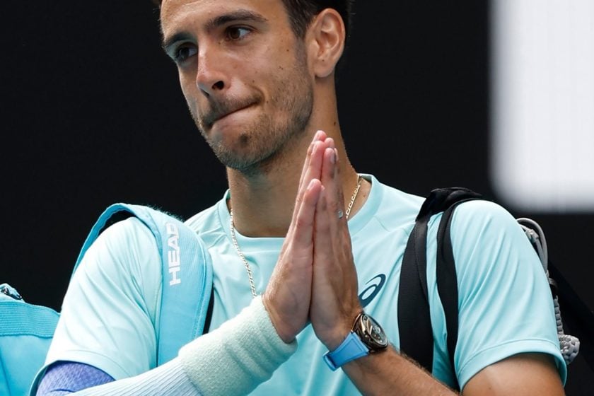 Lorenzo Musetti i De Bethune / foto: australianopen