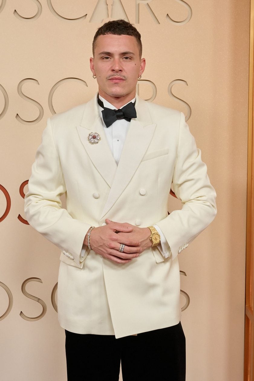 Arón Piper i Audemars Piguet Royal Oak Frosted Gold / foto: Phil McCarten - The Academy / ©A.M.P.A.S.