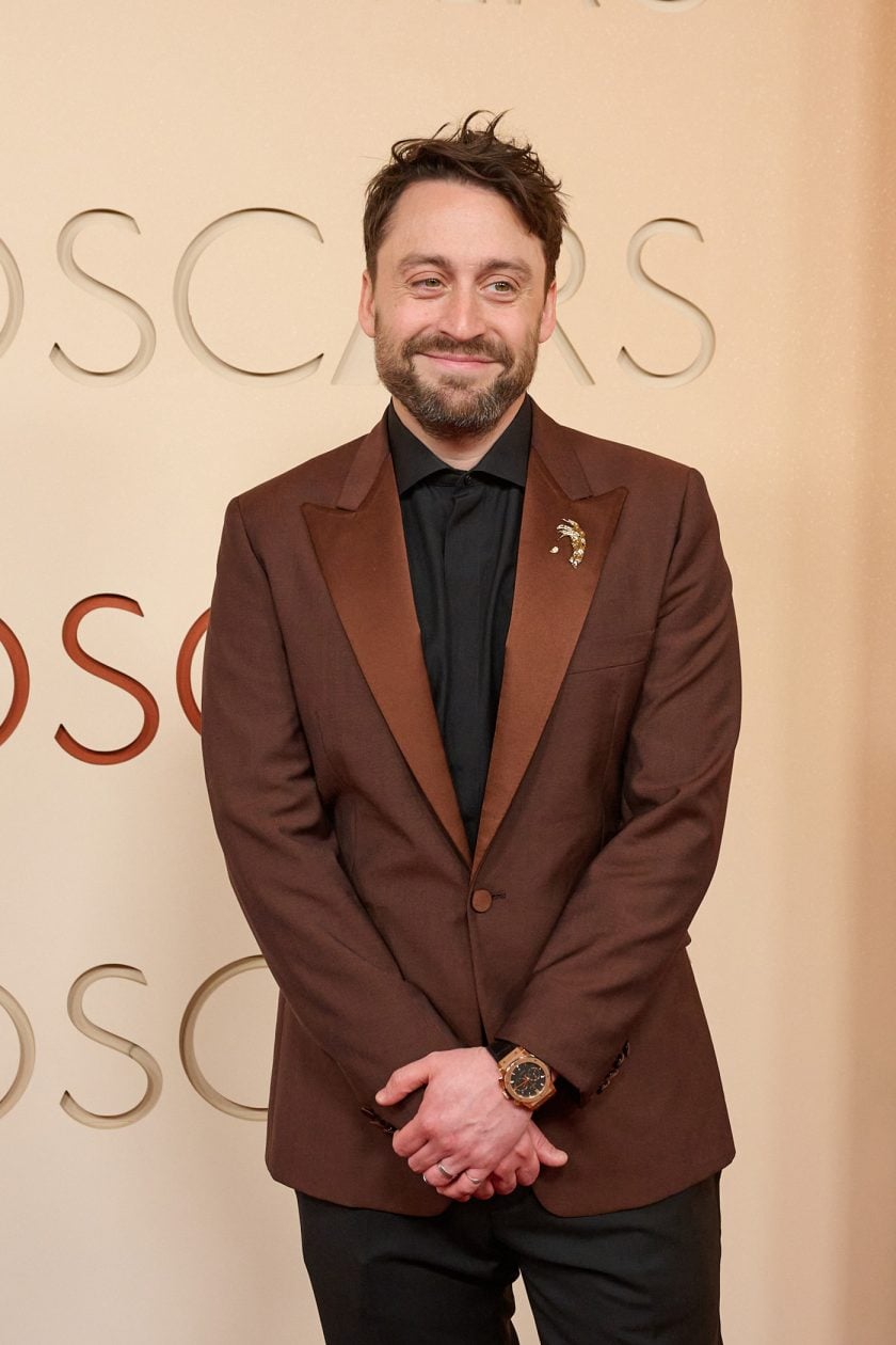 Kieran Culkin i Hublot Classic Fusion Chronograph King Gold 42 / foto: Phil McCarten - The Academy / ©A.M.P.A.S.