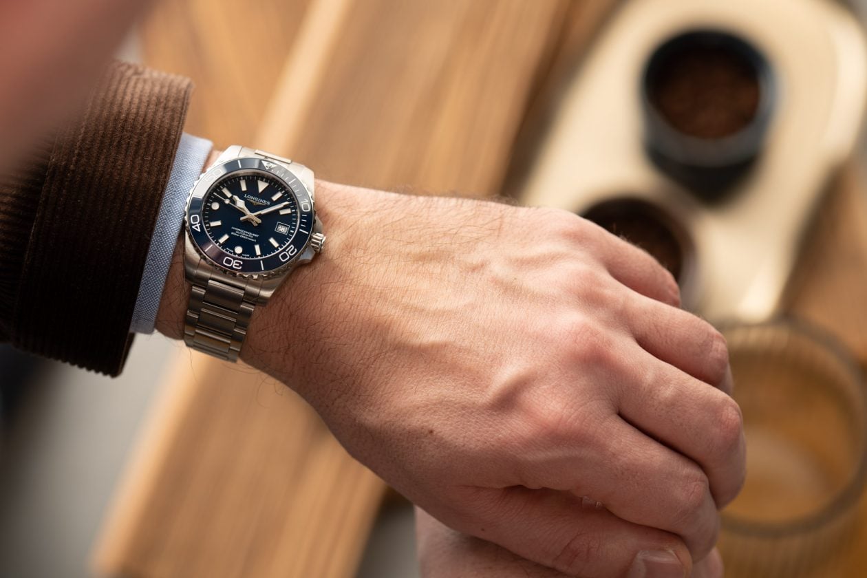 Longines HydroConquest - na nadgarstku