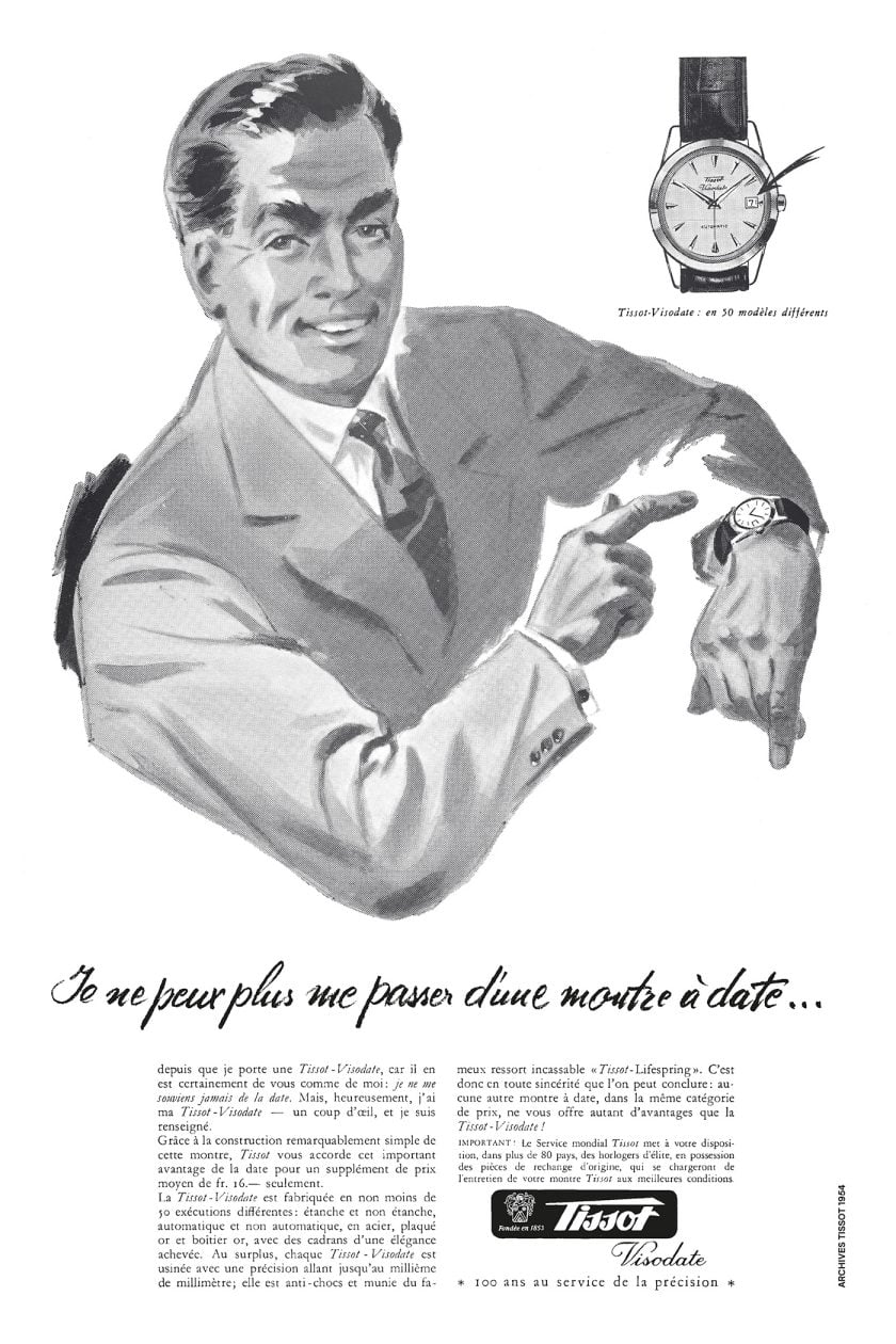 Tissot Visodate - reklama