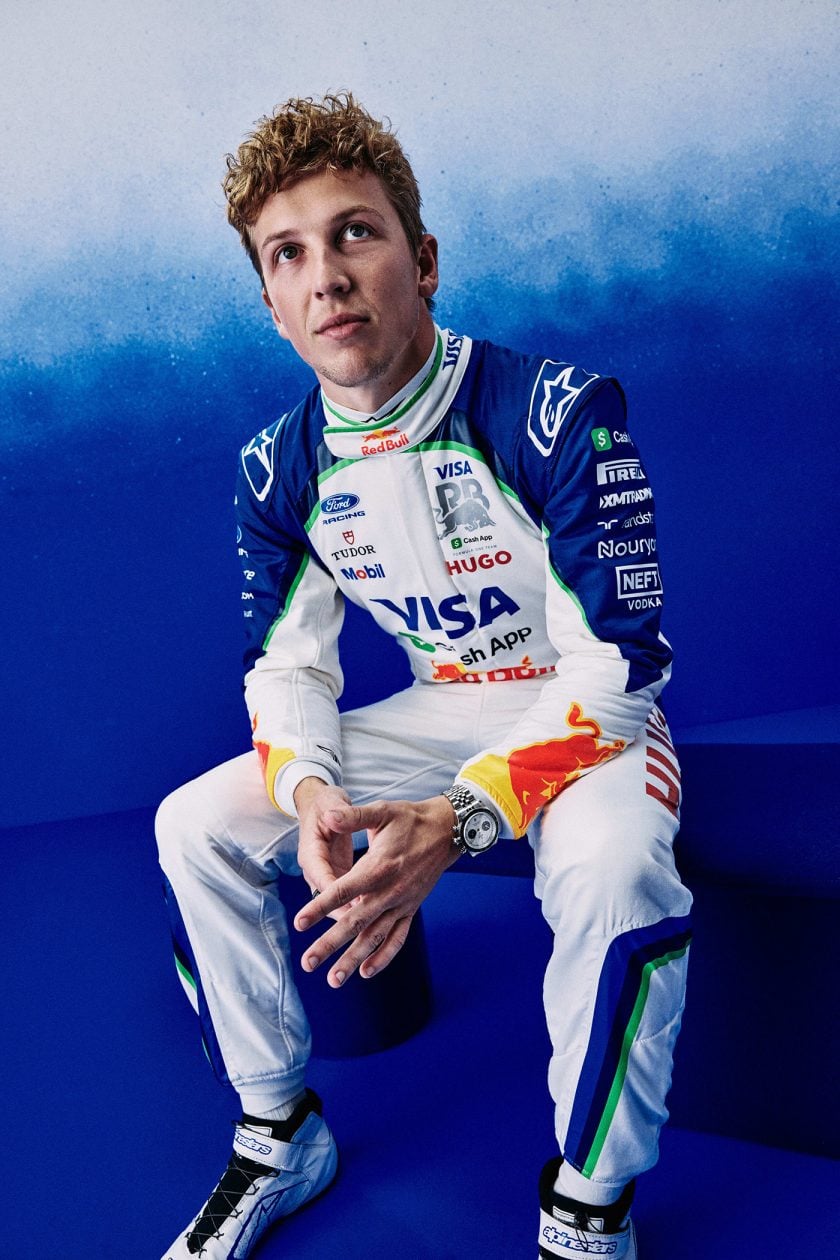 Liam Lawson i Tudor Black Bay Chrono