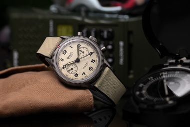 Hanhart 417 Ti Desert Pilot Flyback