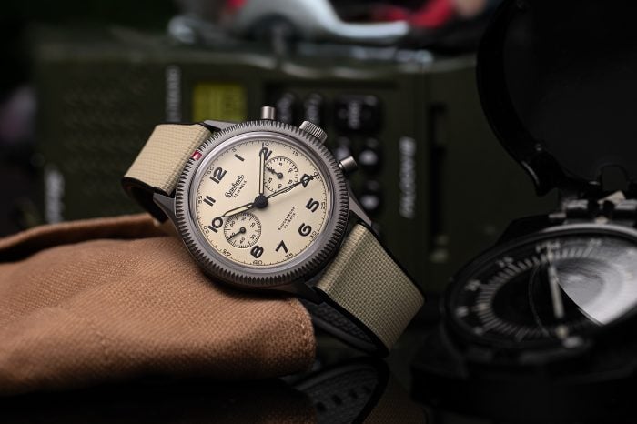 Hanhart 417 Ti Desert Pilot Flyback