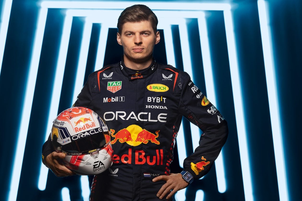 Max Verstappen i TAG Heuer