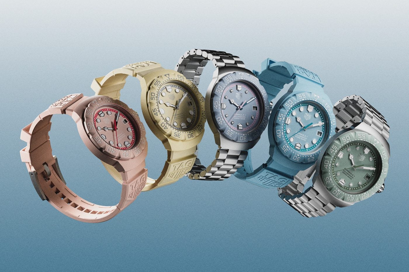 TAG Heuer Formula 1 Solargraph 38 mm – w pastelowych kolorach