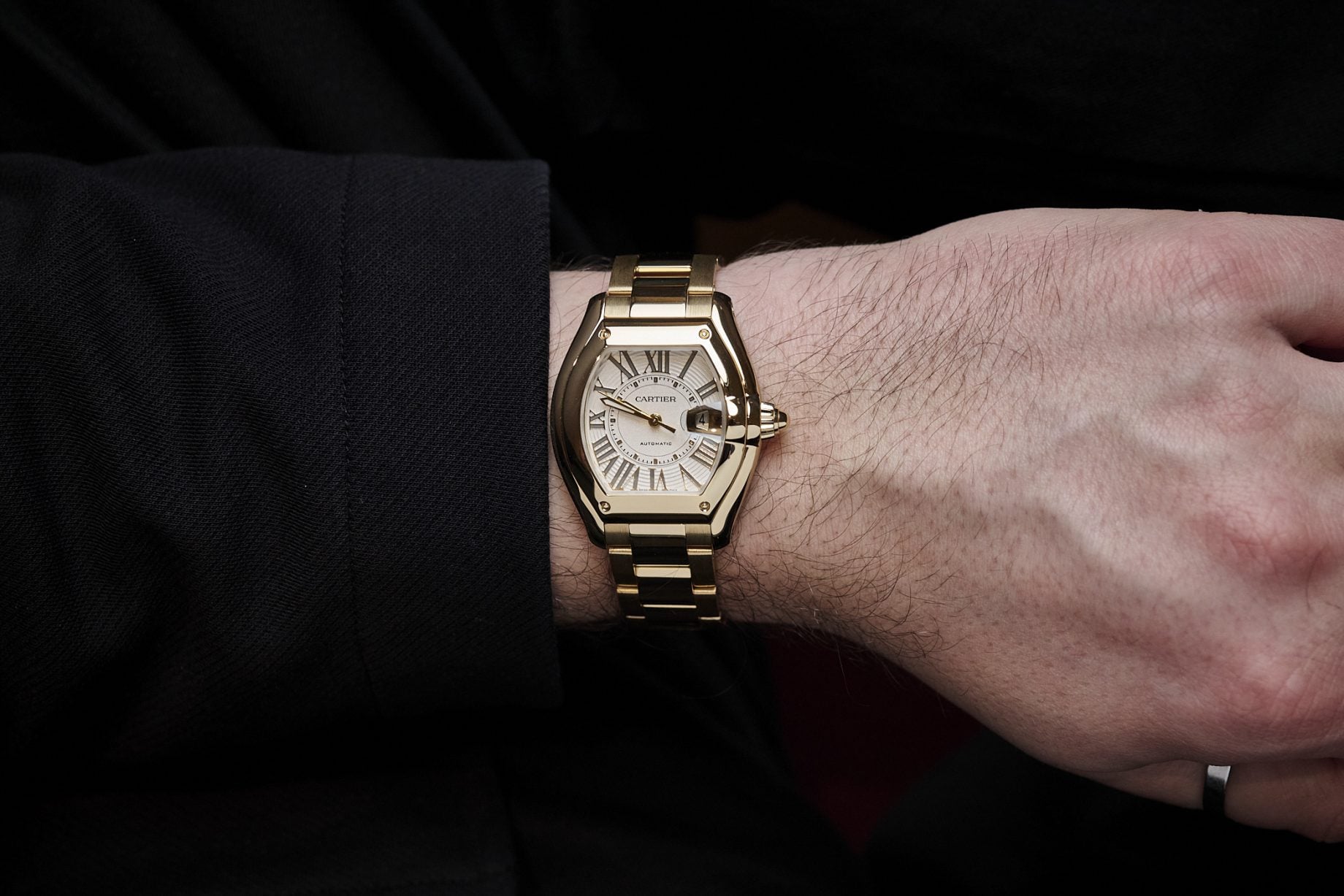 Cartier Roadster w złocie
