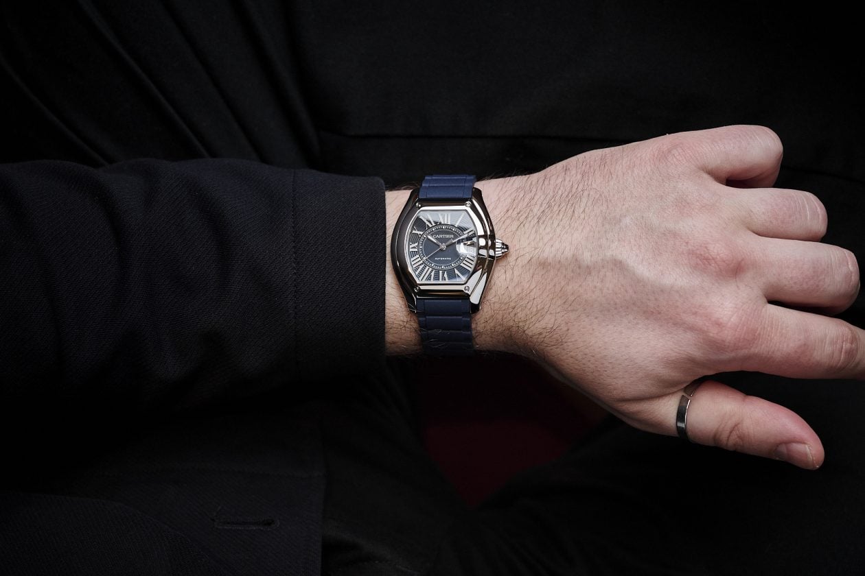 Cartier Roadster w stali