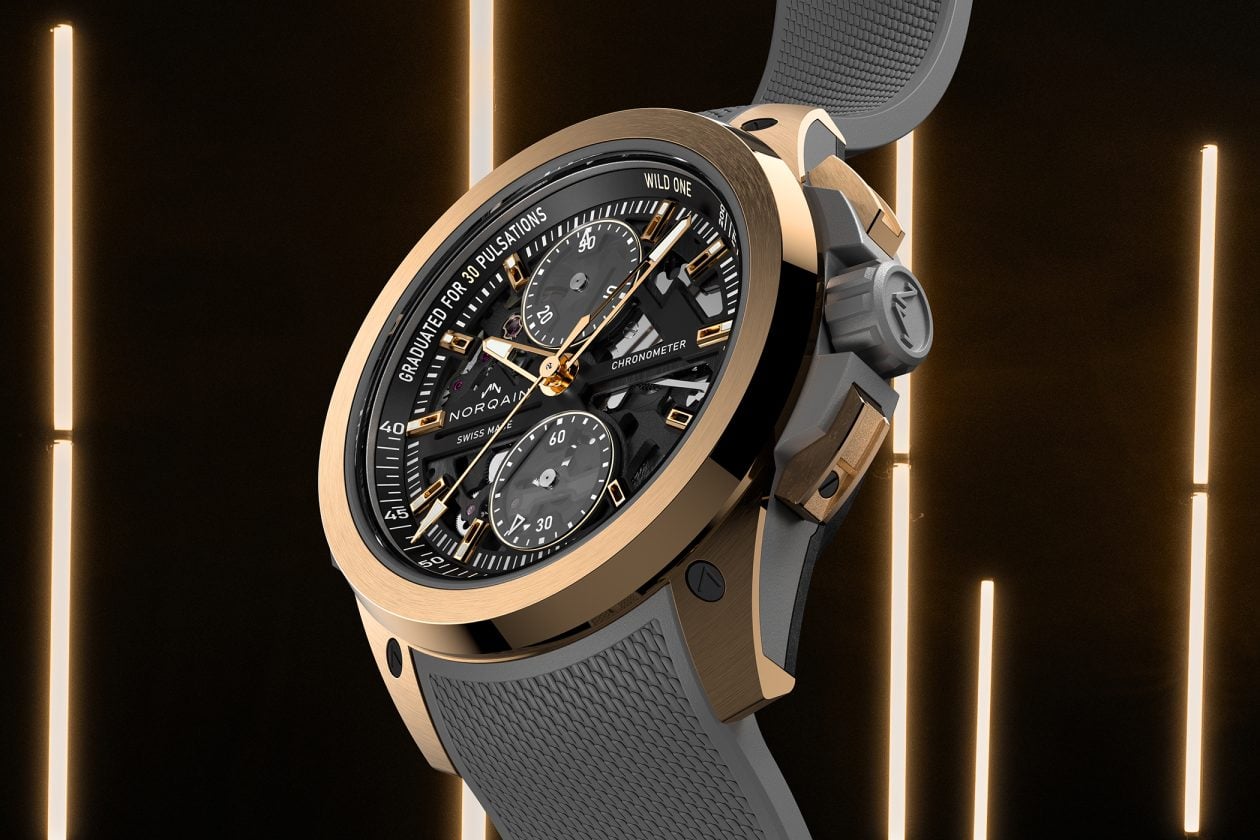 Wild ONE Skeleton Chrono w kopercie z różowego złota