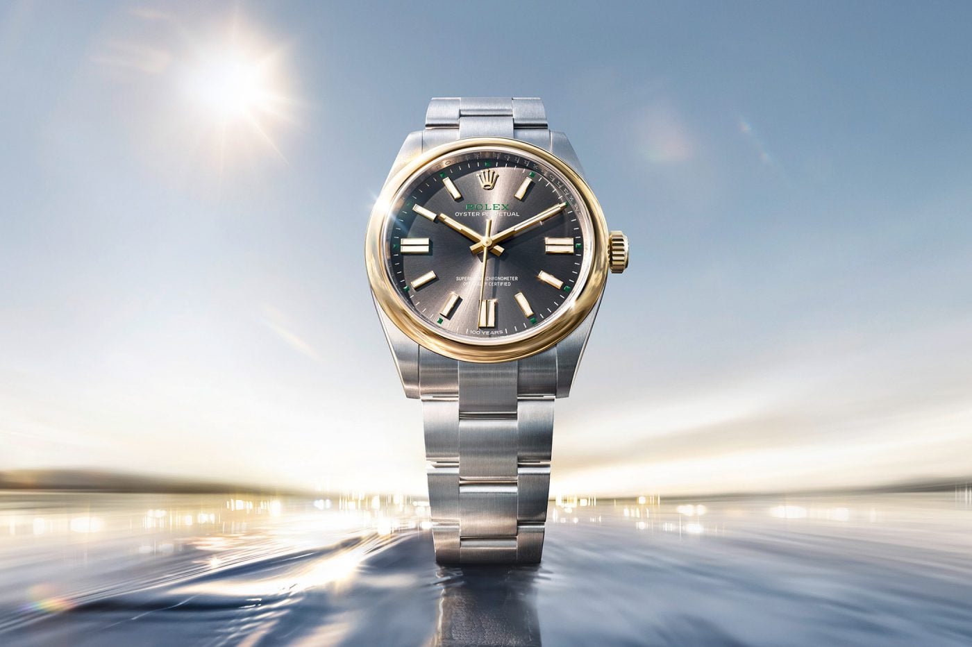 Rolex Oyster Perpetual 41 Yellow Rolesor
