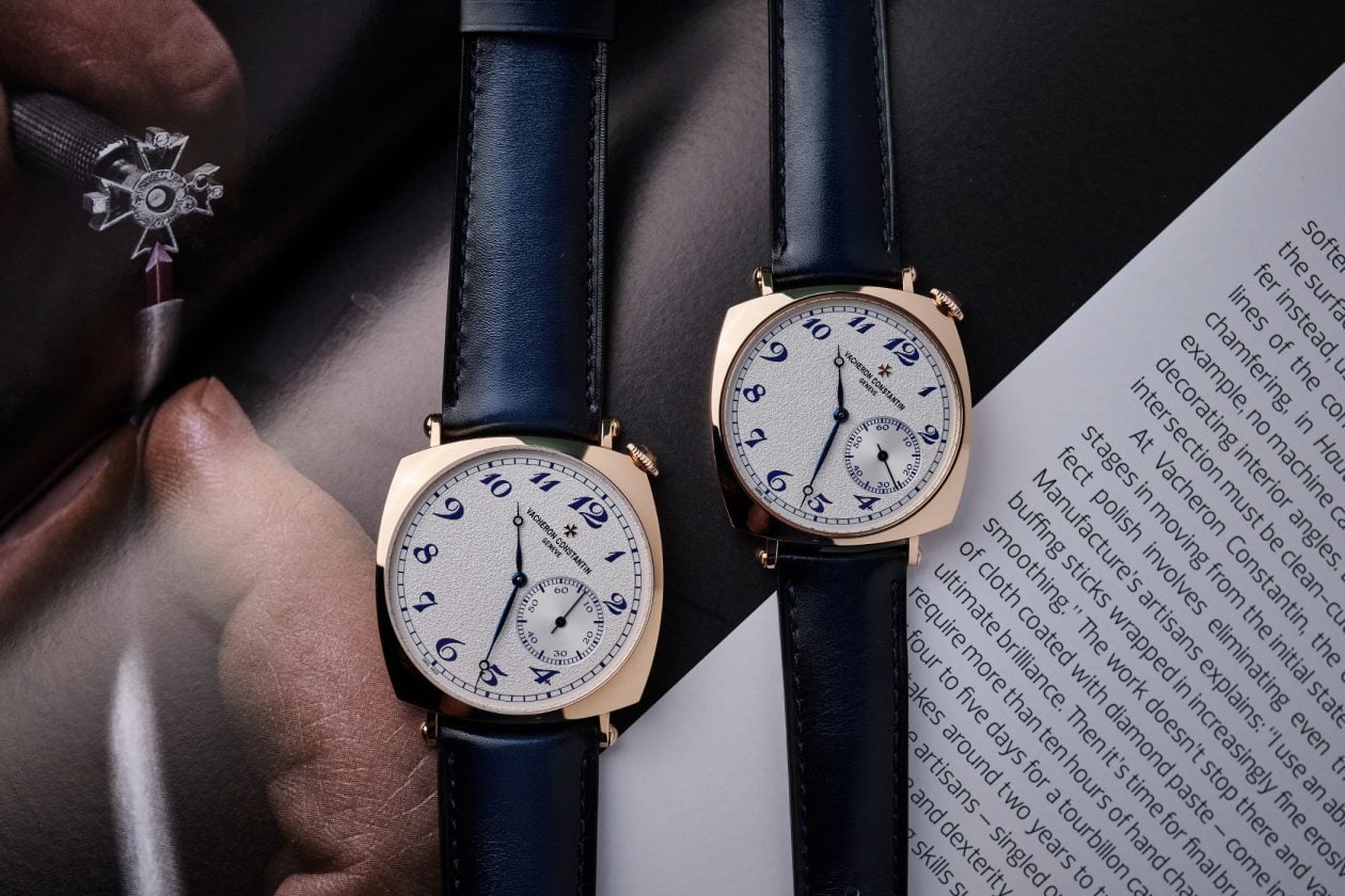 Historiques American 1921 w wersji 40 mm (po lewej) i 36,5 mm