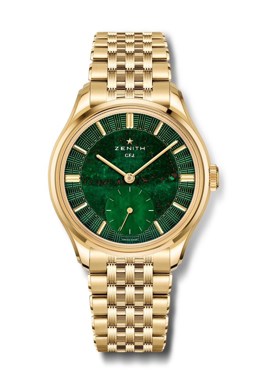Zenith G.F.J w żółtym złocie