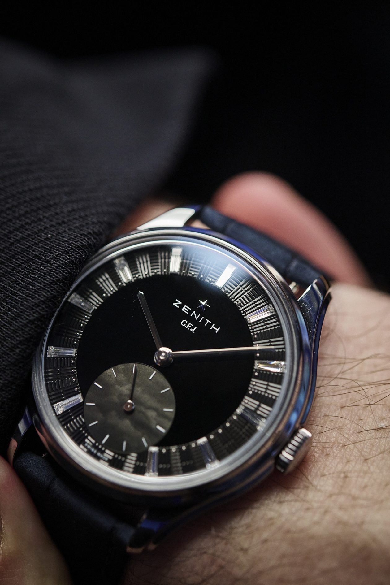 Zenith G.F.J w kopercie z tantalu