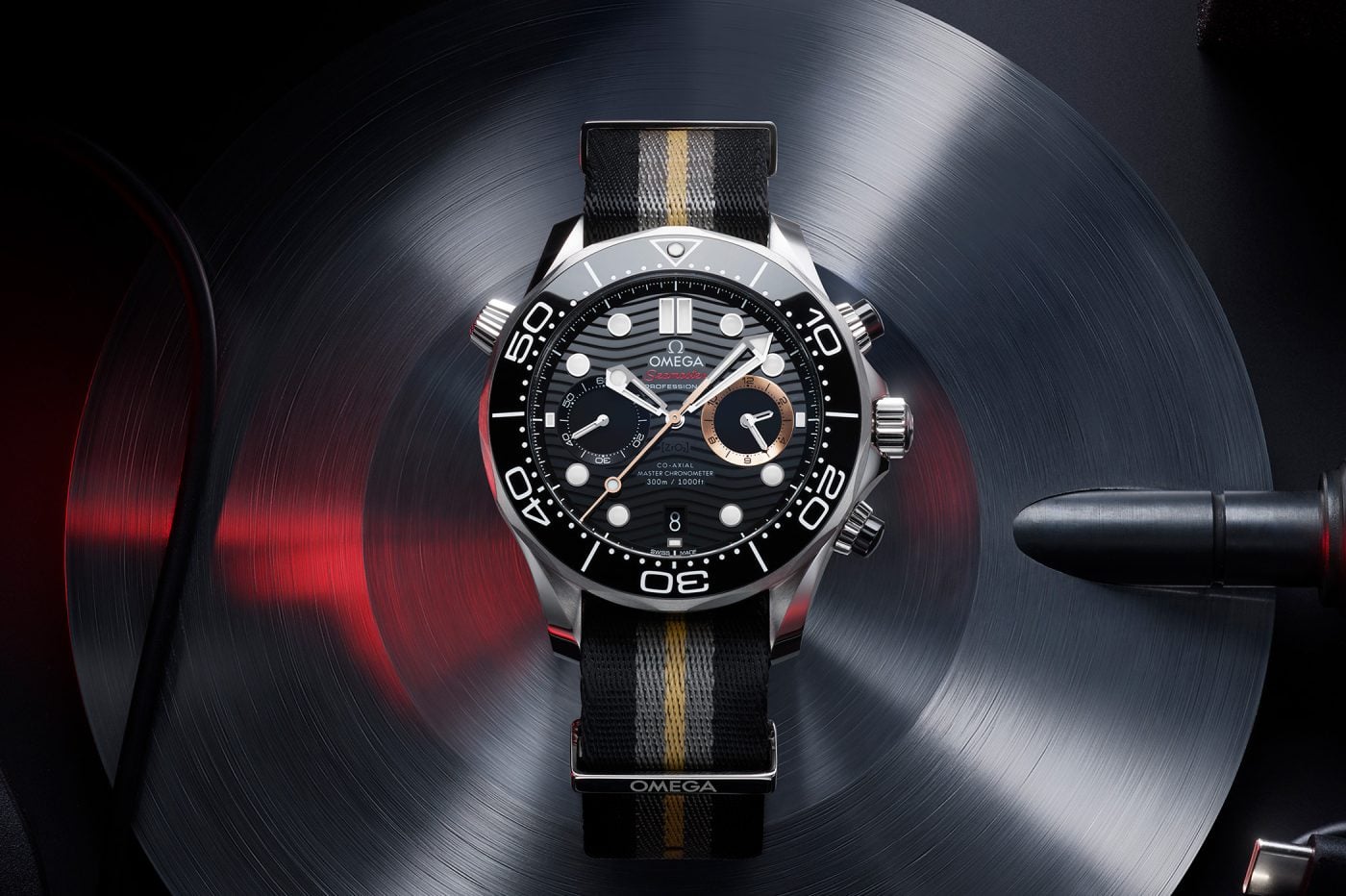 Omega Seamaster Diver 300M Chronograph 007 First Light