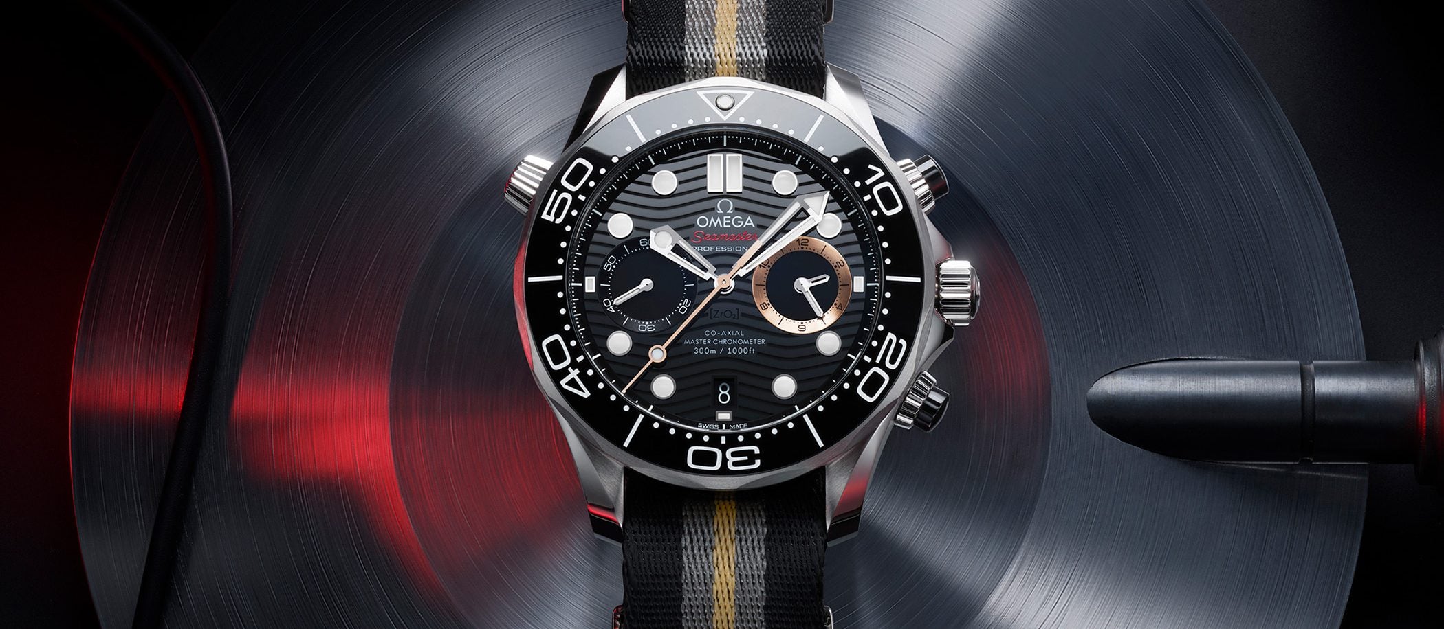 Omega Seamaster Diver 300M Chronograph 007 First Light