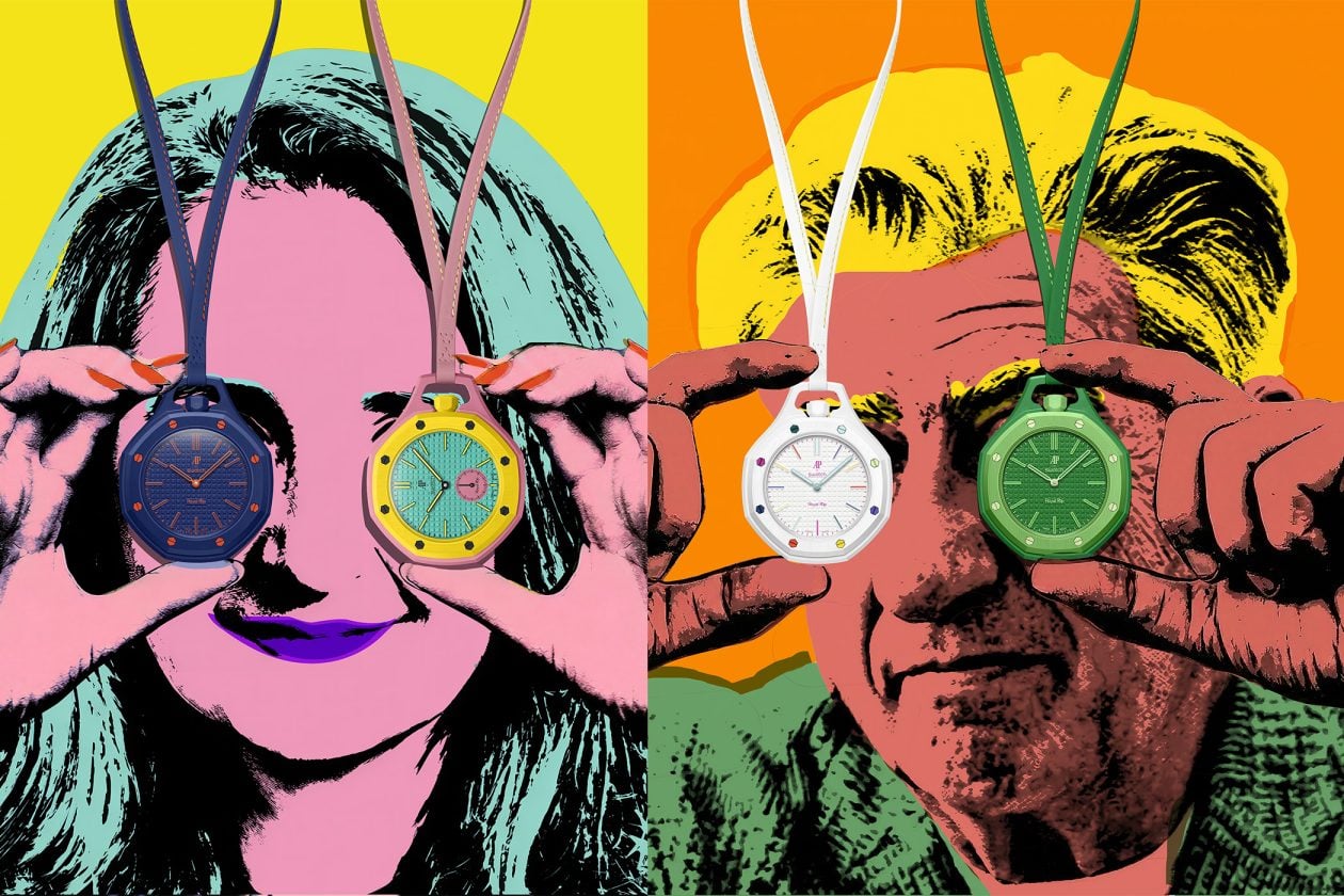 Ilaria Resta oraz Nick Hayek Jr. - Audemars Piguet x Swatch Royal Pop